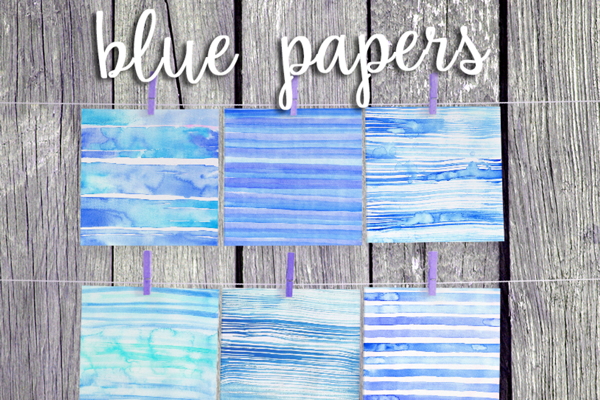 Watercolor Stripes Texture Papers, a Texture Graphic by Sinziana Romanescu (Photo 11 of 11)