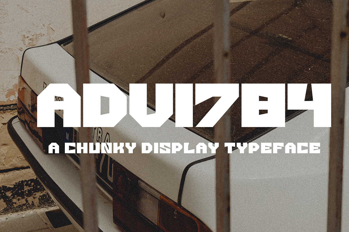 ADV1784 | Chunky san-serif display, a Sans Serif Font by OneTen The Studio (Photo 5 of 6)