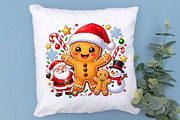 Cute Gingerbread Santa Christmas PNG, an Object Graphic by Zahyl Studio (Thumbnail 7 of 7)