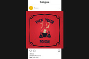 Halloween Party Invitation Post, a Social Media Template by FaraHelal (Thumbnail 4 of 4)