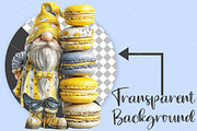 Whimsical Summer Gnome Clipart PNG, an Illustration by Canvas Craft (Thumbnail 2 of 7)