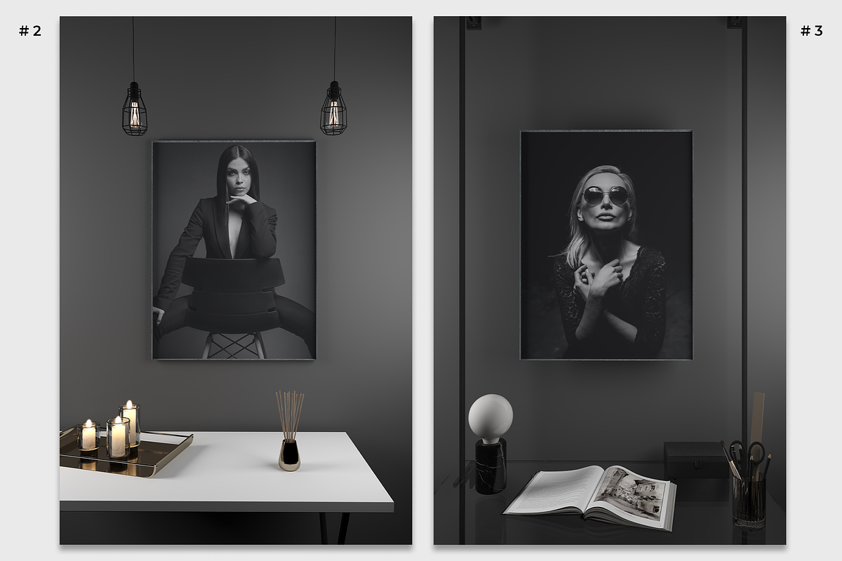 Minimalist Interior | Frame Mockups, a Print Template by Creative Studio HZ (Photo 3 of 7)