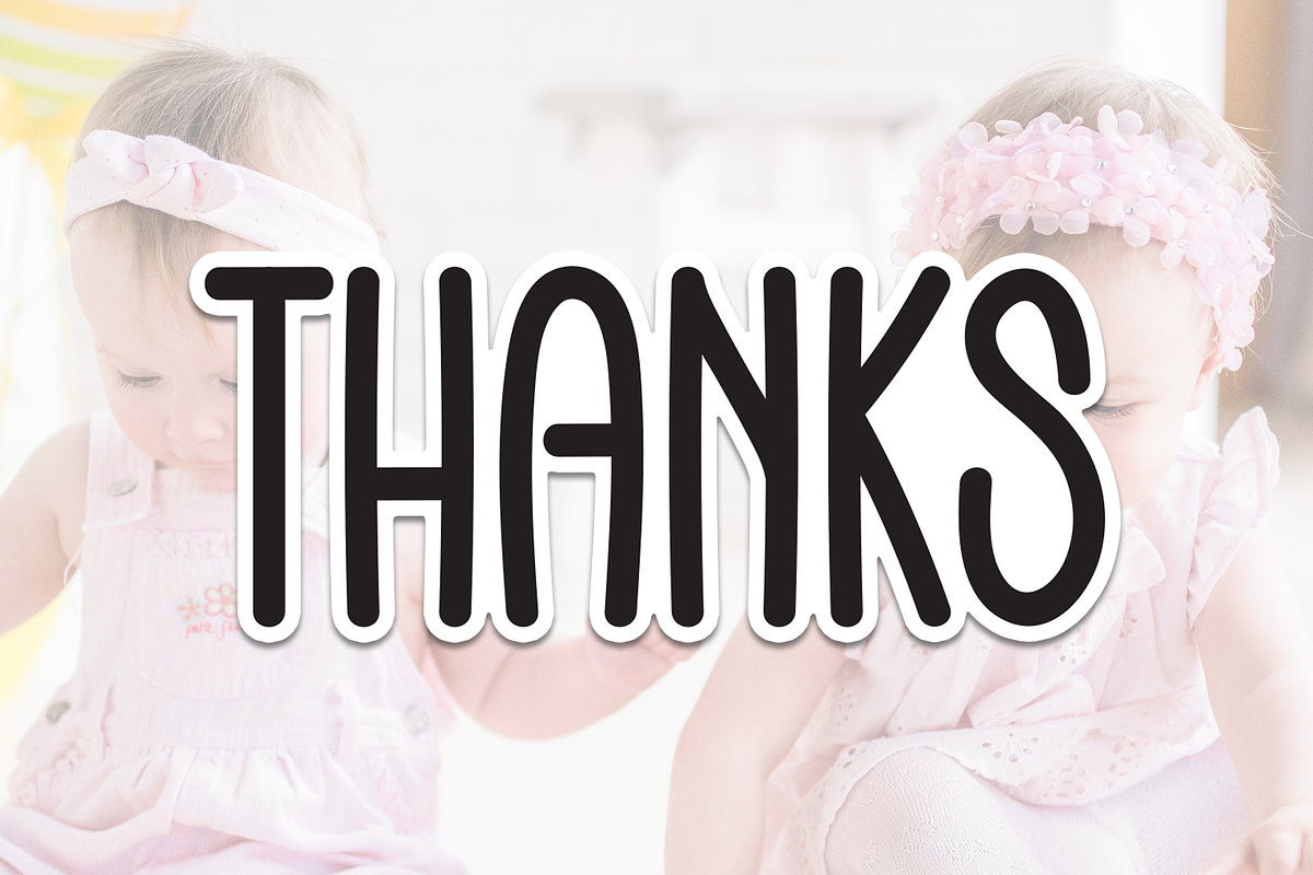 Baby Girls | Script Font, a Script Font by Scratchones (Photo 8 of 8)