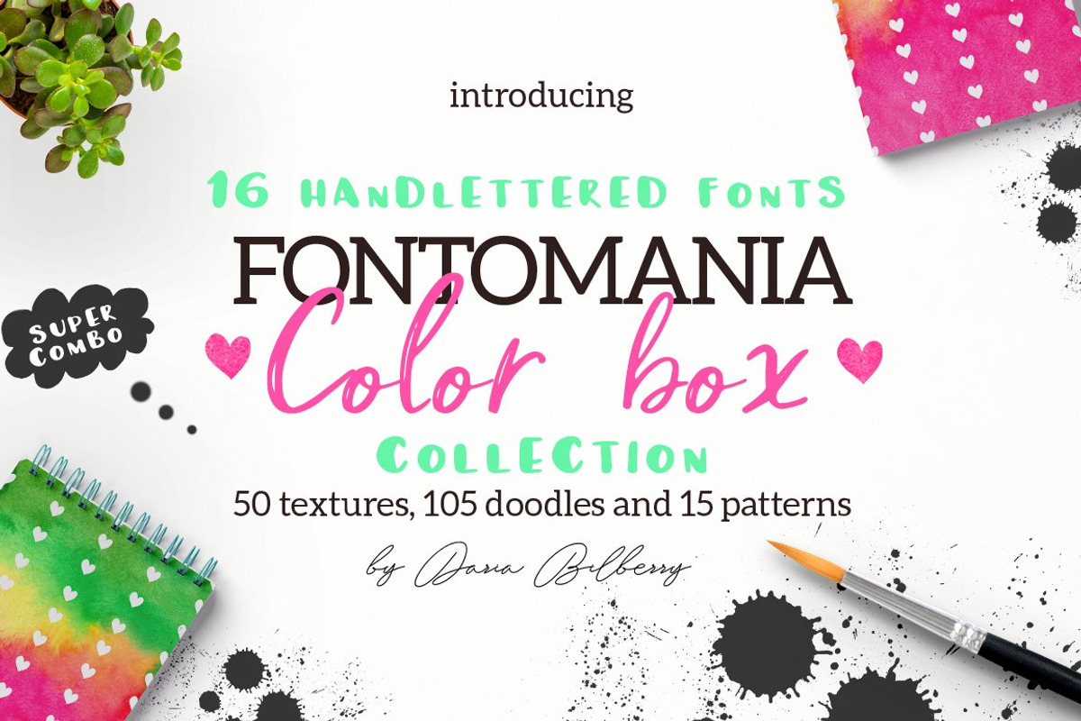 FONTOMANIA COLOR BOX ART SET