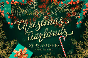 Christmas Garlands PS Brushes