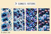Dark and Bright Floral Patterns, a Pattern Graphic by Art Sproot (Thumbnail 7 of 12)