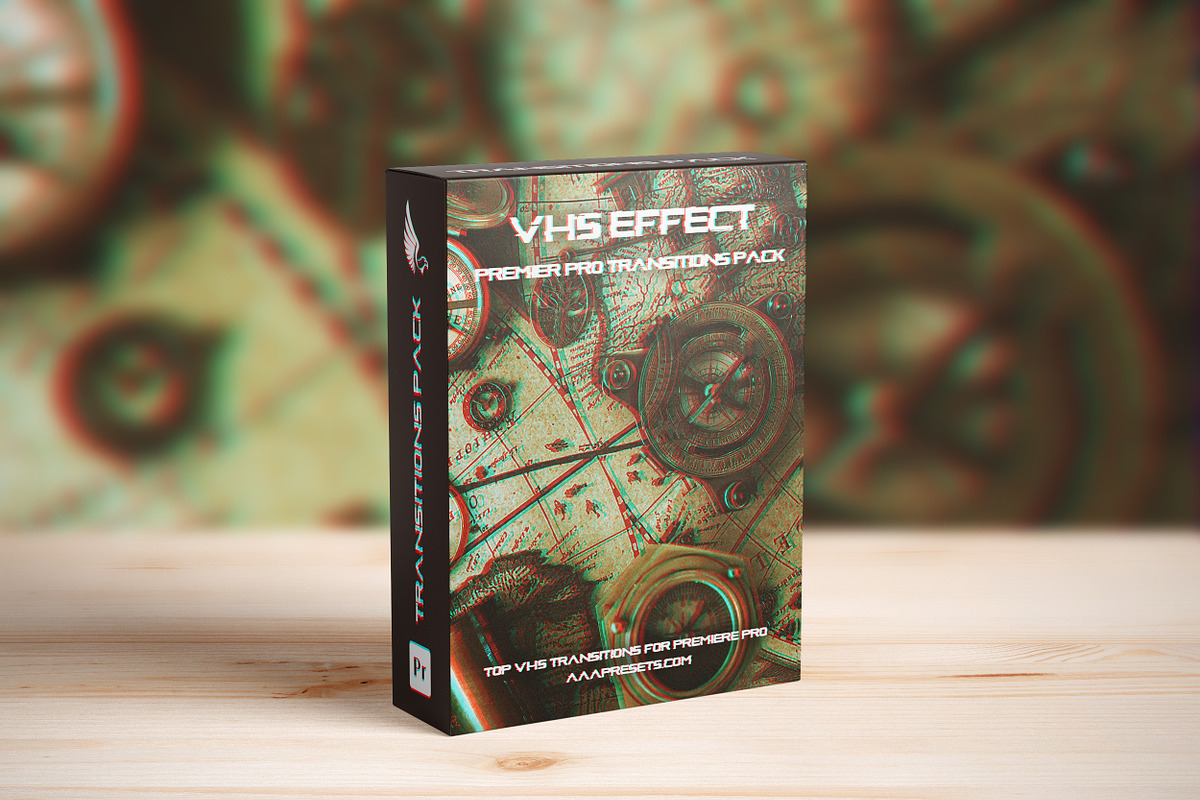 VHS Effects Transitions Premiere Pro, a Plug-in Add-On by AAA Presets (Photo 2 of 4)