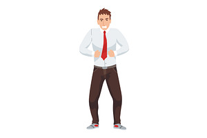 Angry men. Evil, negative and, a Person Illustration by Things for designers