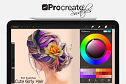 Portrait Assets for Procreate, a Brush Add-On by FaeryDesign (Thumbnail 6 of 28)