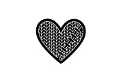 Knitted Heart Love Vector Bundle, an Illustration by Designs_River (Thumbnail 9 of 53)