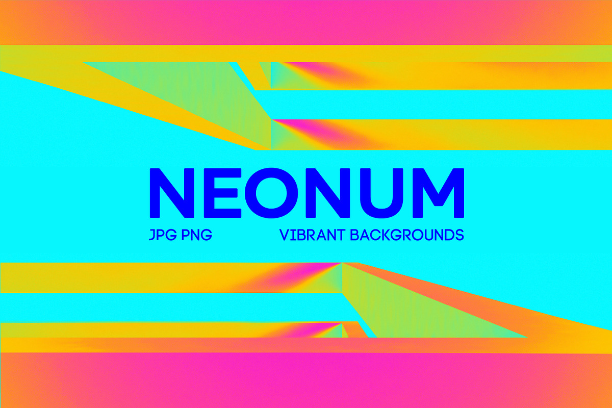 Neonum – Gradient Ribbon Backgrounds