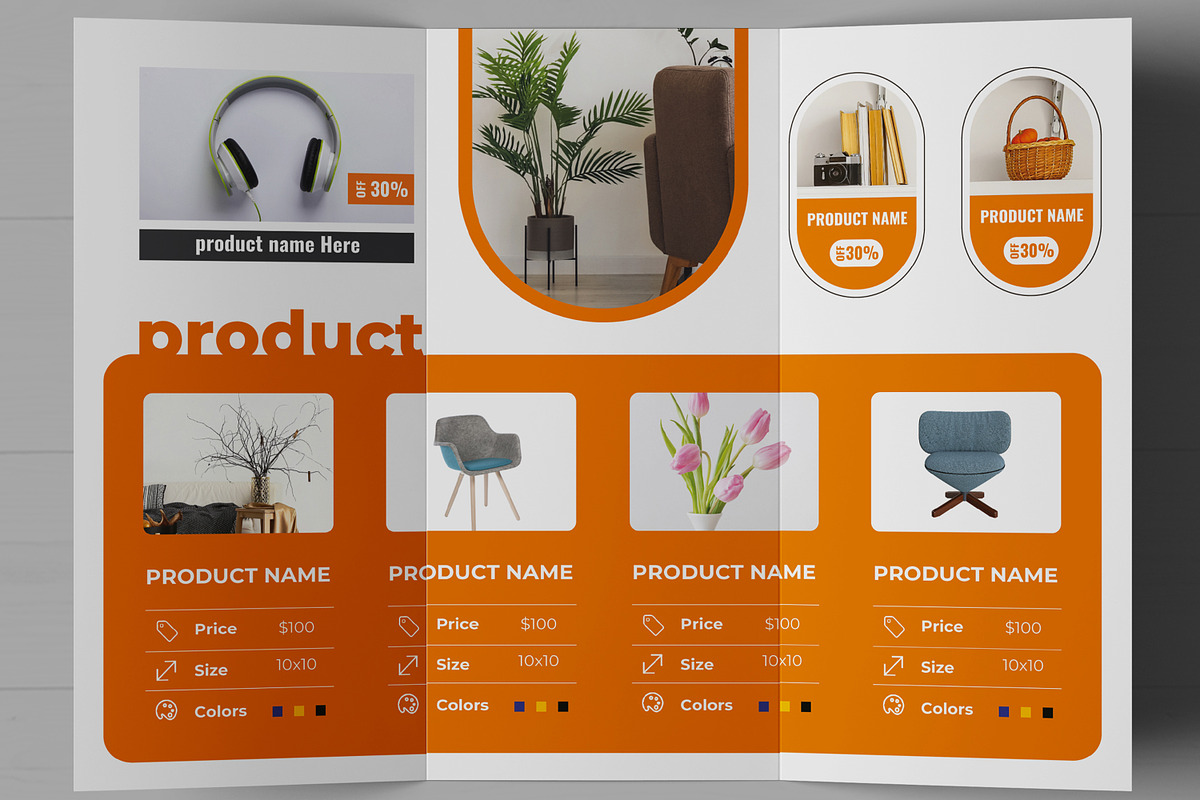 Product Trifold Brochure, a Brochure Template by MightyDesign (Photo 3 of 7)