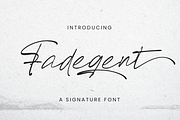 Fadegent - Signature Font, a Script Font by Randi Irvan | Rvandtype (Thumbnail 1 of 13)