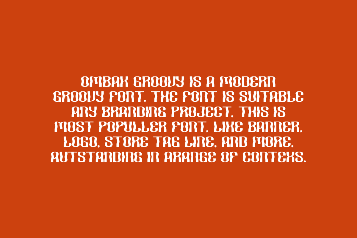 Ombak Groovy - Bubble & Liquid Font, a Sans Serif Font by QR Design Studio (Photo 4 of 6)