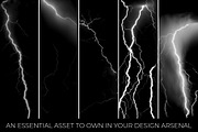 20 Photoshop Lightning Brushes, a Brush Add-On by Dene Studios (Thumbnail 8 of 9)