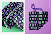 Spooky Halloween Tombstones Pattern, a Pattern Graphic by Rxmi Studio (Thumbnail 2 of 3)