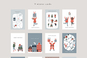 Winter days - calm and cozy Holidays, a Decorative Illustration by Cute Atelier (Thumbnail 4 of 7)