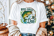 Retro Reel Great Dad Png Fishing Dad, an Illustration by Sublimation Artist (Thumbnail 7 of 9)