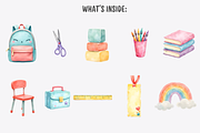 Teachers Classroom Bundle, a Decorative Illustration by Anca Digital Vibe (Thumbnail 3 of 9)