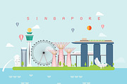 Landmarks Travel and Journey Vector, an Illustration by Noree (Thumbnail 3 of 6)