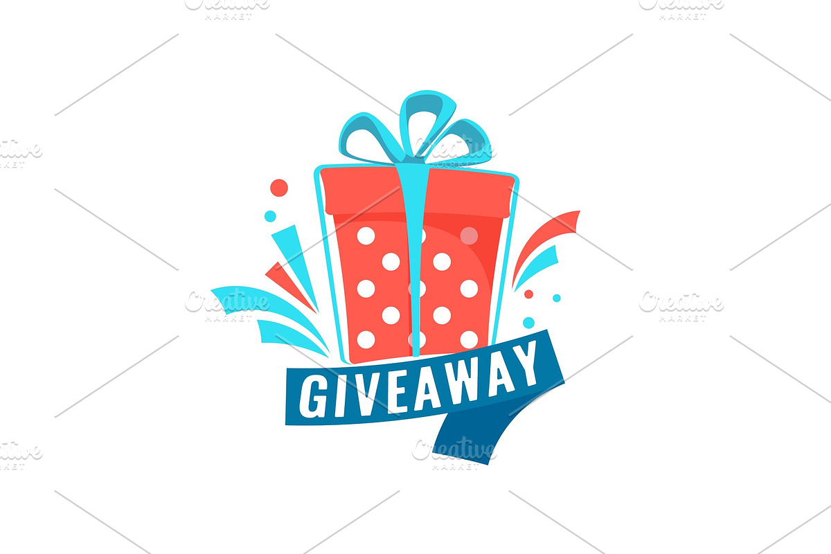 Giveaway social media contest, a Texture Graphic by Shanvood art