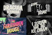 Internight Typeface - for Halloween, a Sans Serif Font by wubstudio (Thumbnail 8 of 10)
