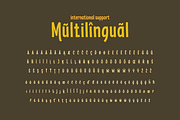 Hikran | Retro Condensed Font, a Sans Serif Font by twinstd (Thumbnail 11 of 13)