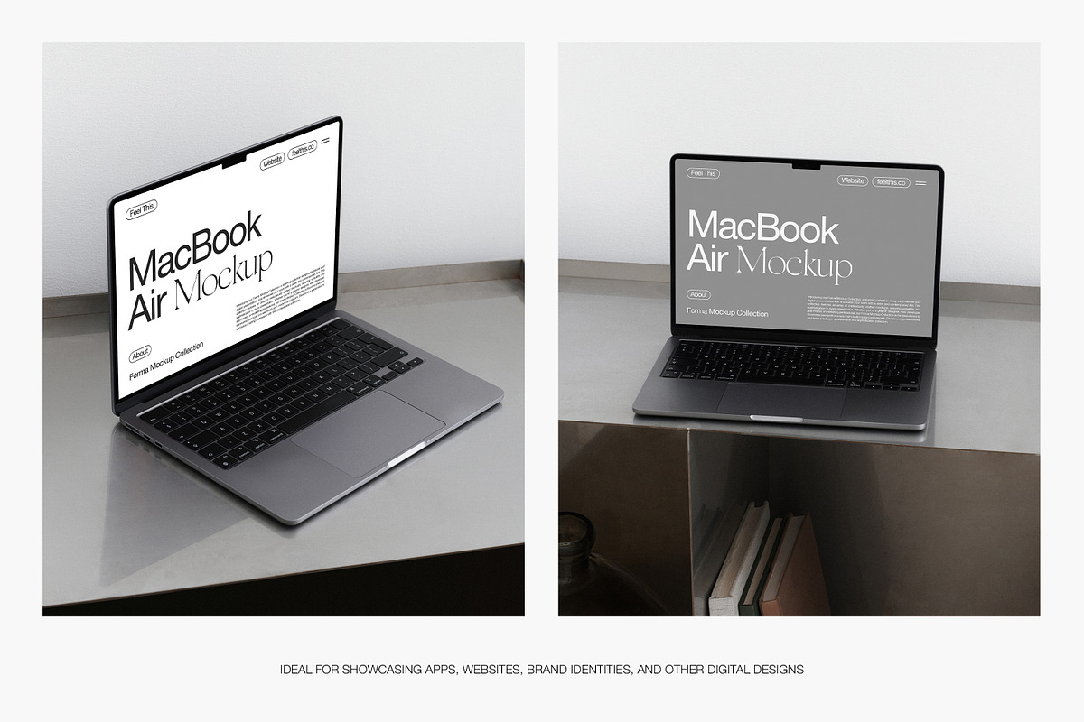 MacBook Air Mockups PSD, a Mac Mockup by Feel This (Photo 3 of 6)