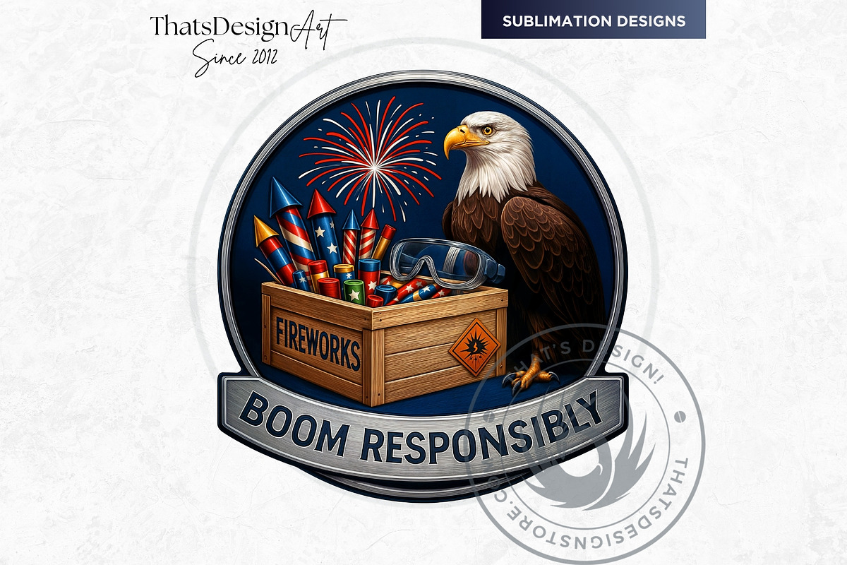 Fourth of July party Slogans PNG V1, a Seasonal Illustration by ThatsDesignArt (Photo 6 of 10)