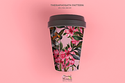 Premium flowers Pattern/PSD-JPG, a Pattern Graphic by Theraphosath (Thumbnail 3 of 4)