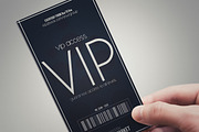 Minimal style VIP PASS cards, a Card Template by Tzochko (Thumbnail 1 of 5)