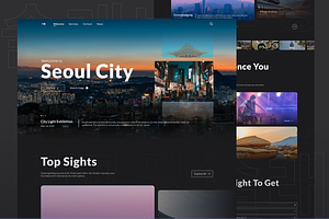 City Travel Guide Landing Page