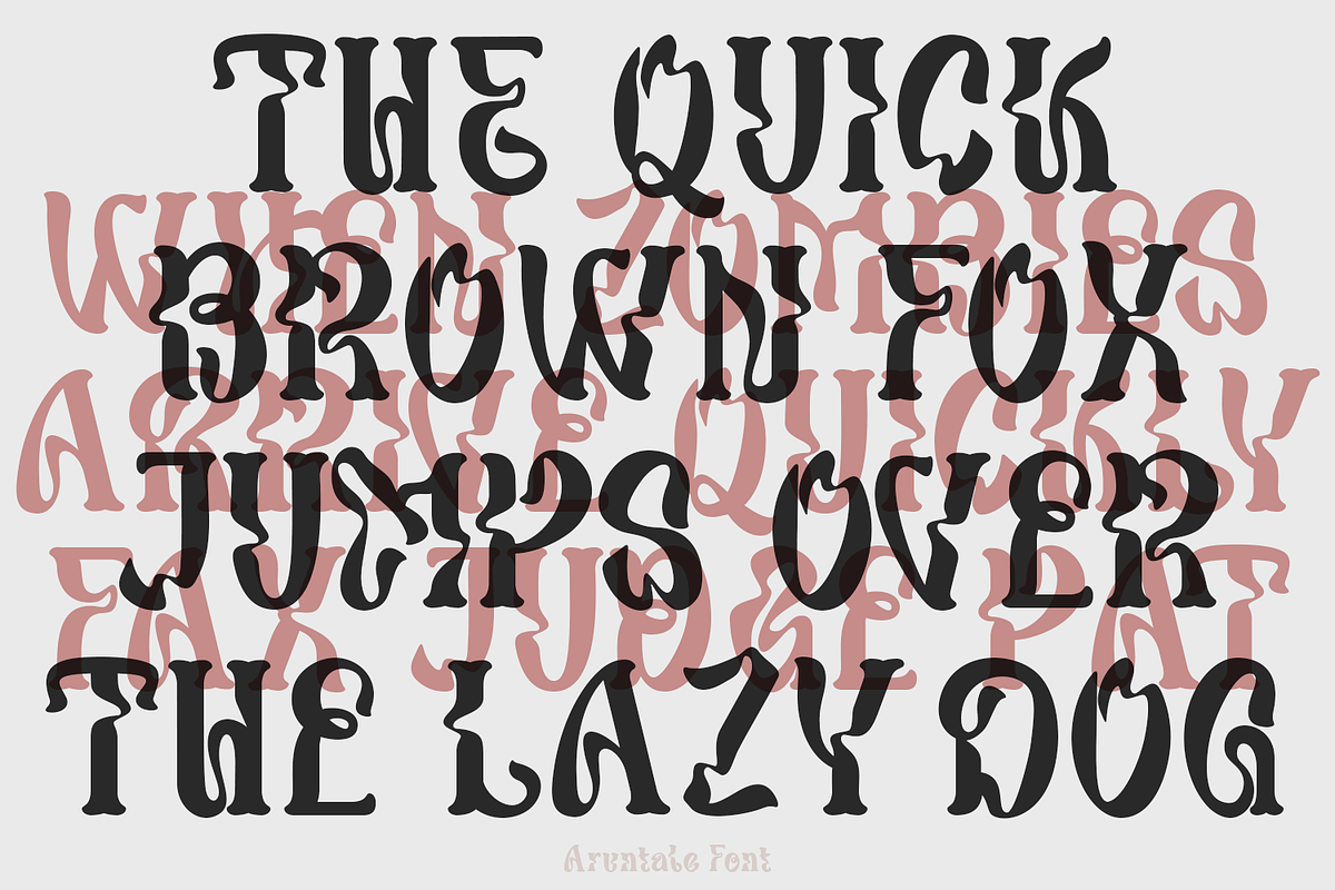Aruntale Font, a Blackletter Font by TypeClassHeroes (Photo 7 of 8)