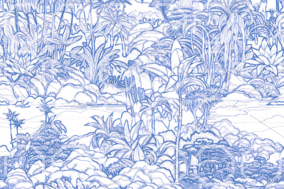 SUBLIME SCENERY. Seamless Bundle, a Texture Illustration by RefinedFantasyStudio (Photo 5 of 9)