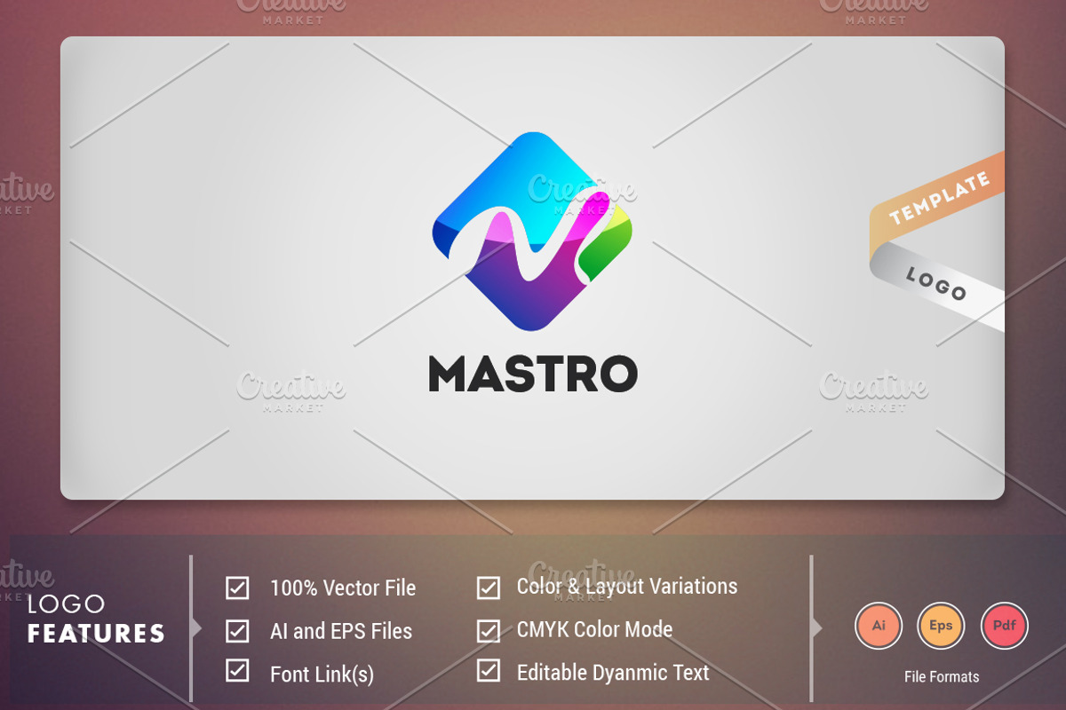 Mastro - Logo Template, a Branding & Logo Template by DynamikMedia (Photo 1 of 5)