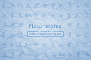 Flow States Icon Set, an Icon by StephenPlaster | Creative Market