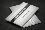 Gray Business Card, a Business Card Template by artnook (Thumbnail 2 of 5)