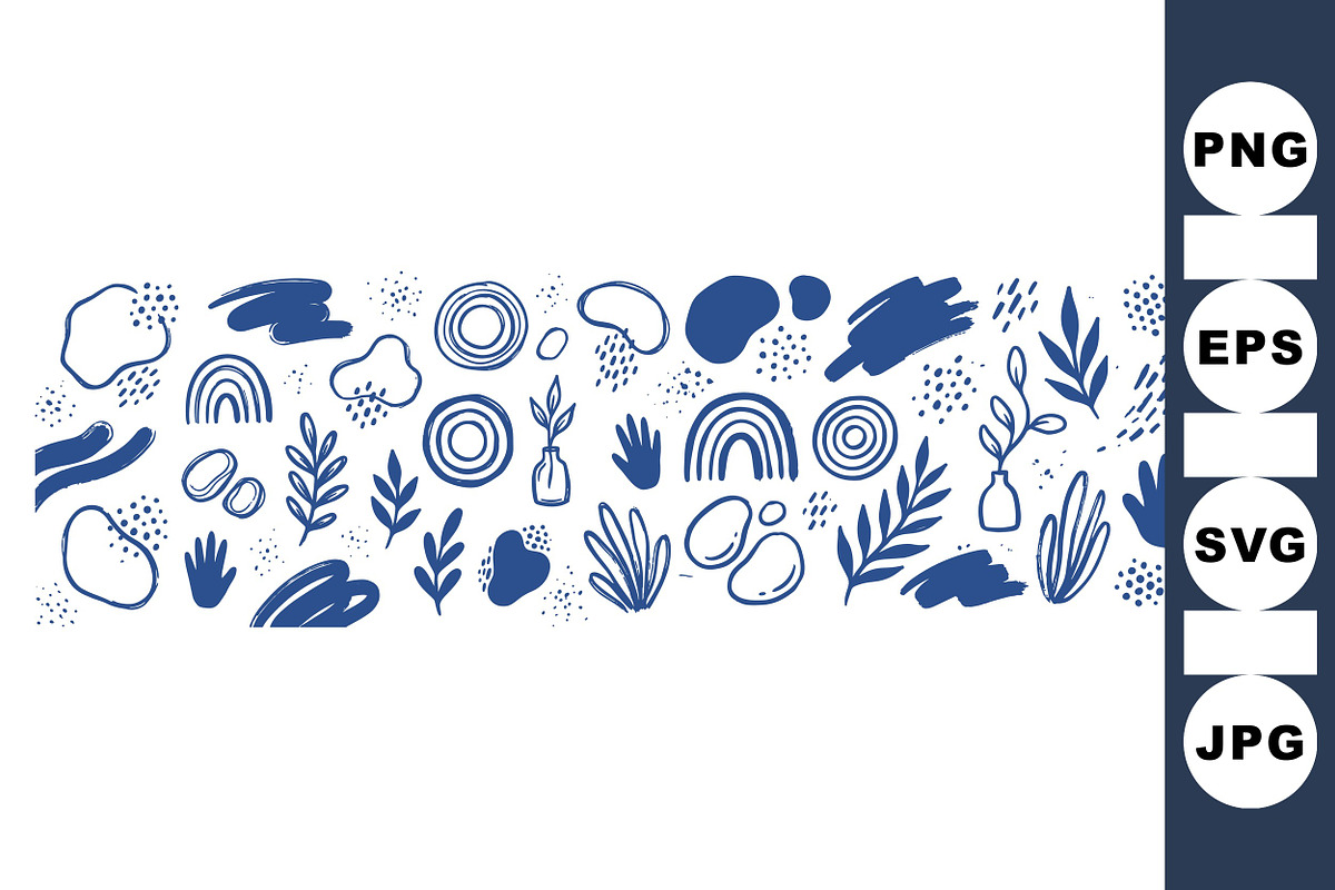 Abstract Hand Drawn Clipart Set, an Illustration by designvectx (Photo 1 of 3)