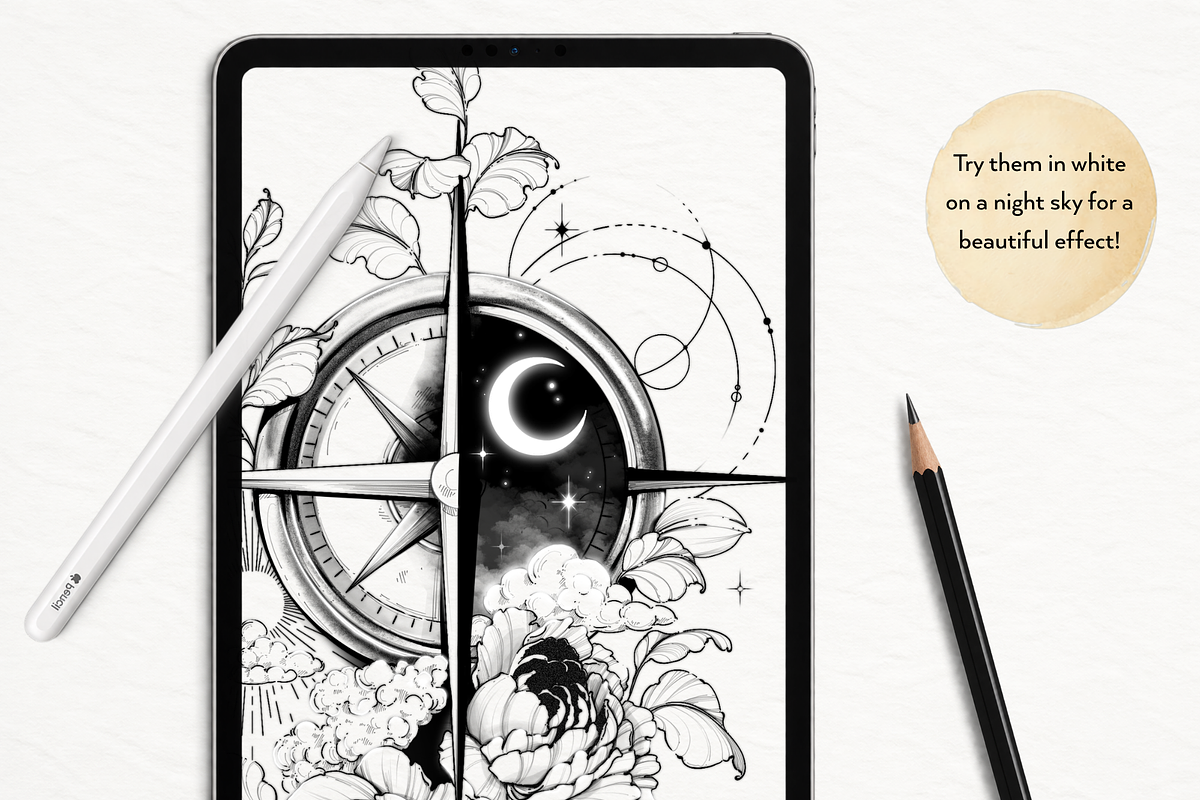 60 Stars Procreate PNG SVG, a Brush Add-On by LaurenceVArtiste (Photo 7 of 7)