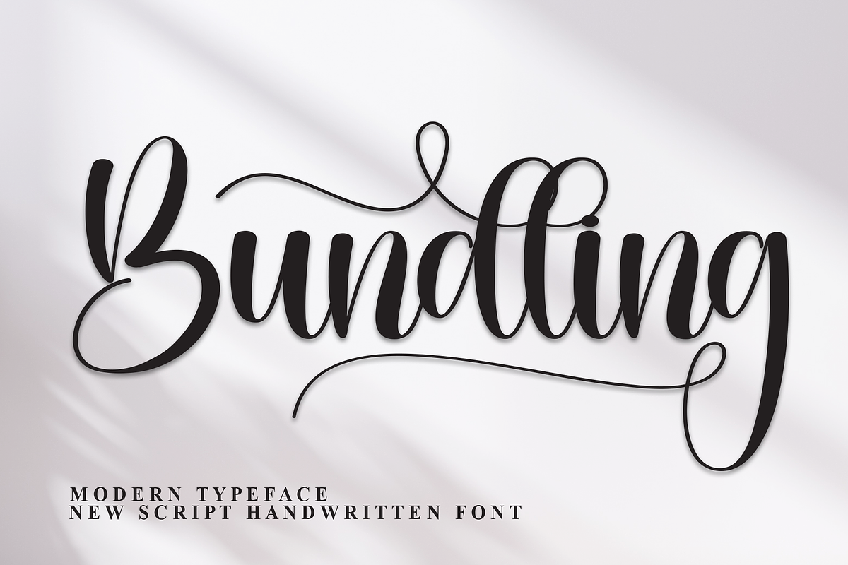 Bundling | Script Font, a Handwritten Font by Scratchones (Photo 1 of 9)