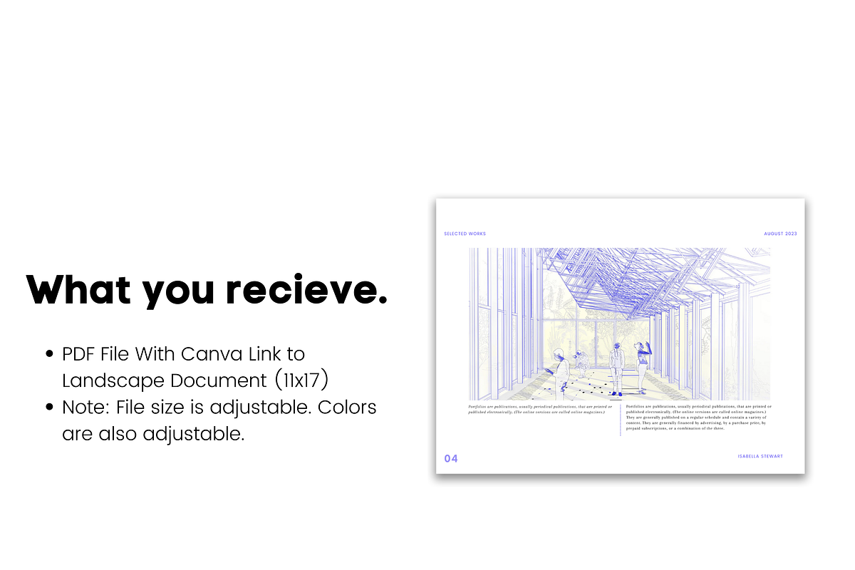Architecture Portfolio Template, a Branding & Logo Template by Templits (Photo 9 of 10)