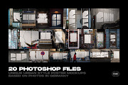 Urban Poster Wall Mockups, a Print Template by FLYERWRK (Thumbnail 4 of 11)