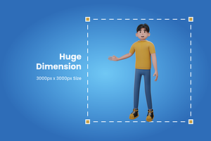 3D Cute Character Presentation