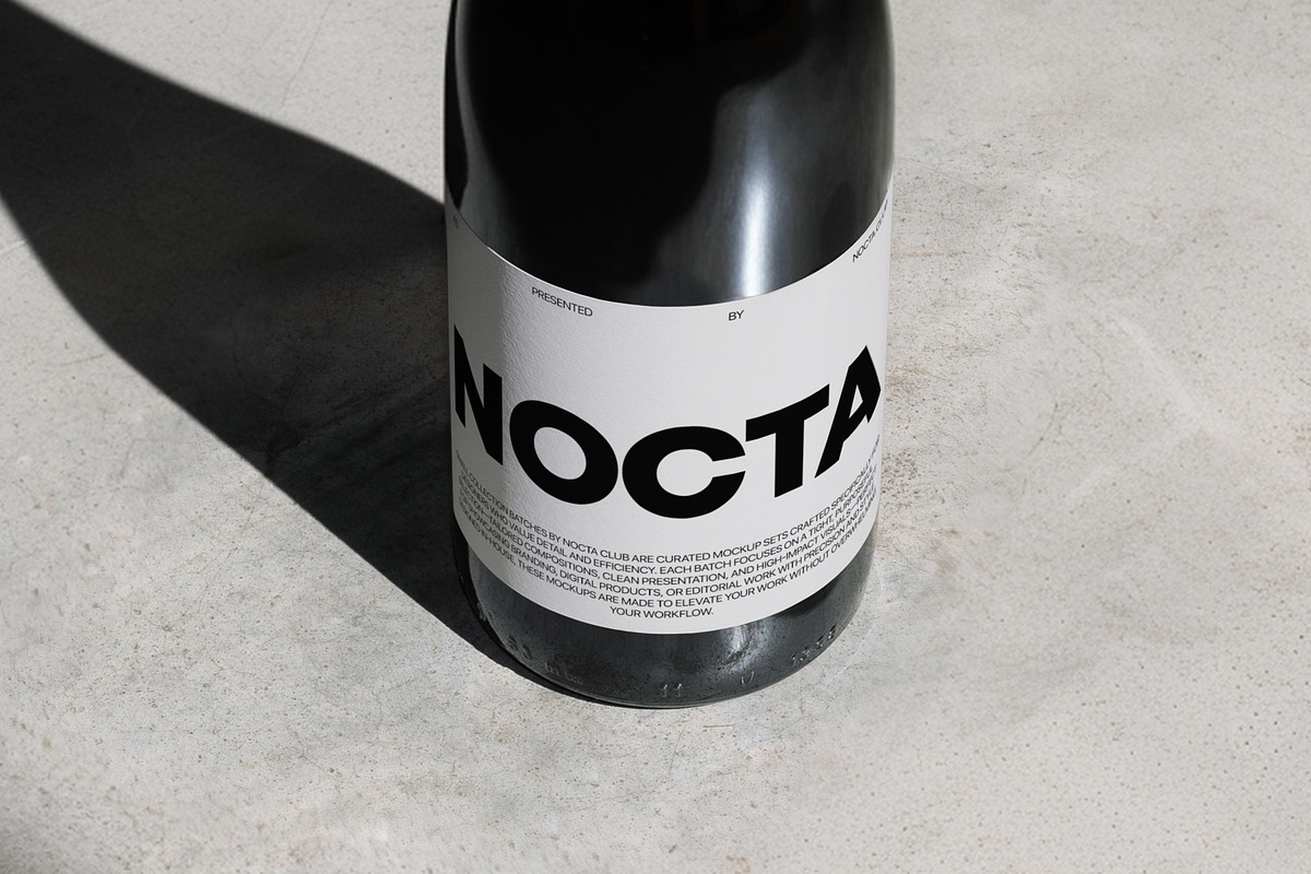 Wine Bottle Mockup Collection NC-24, a Product Mockup by NOCTA SUPPLY (Photo 7 of 7)