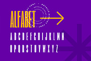 Neurath - Futuristic Display Font, a Sans Serif Font by Luna Shop (Thumbnail 4 of 7)