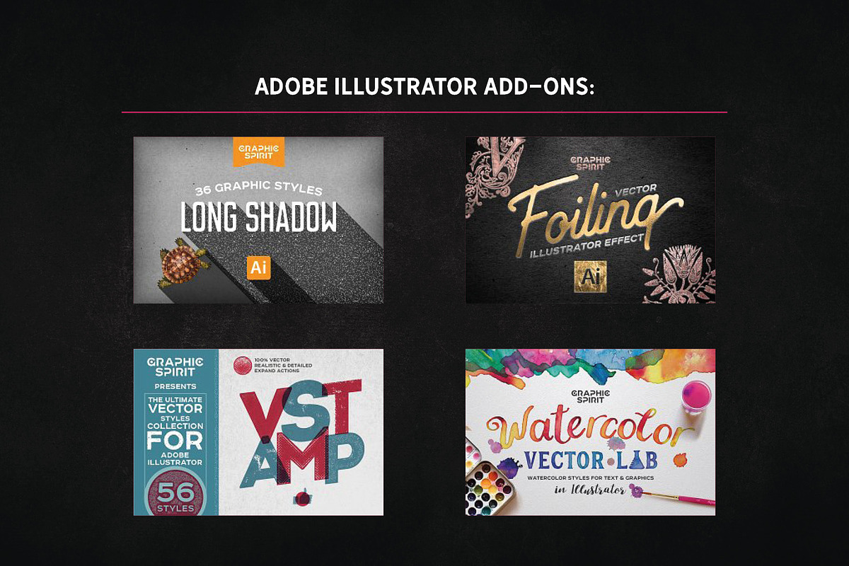 SALE! DESIGNERS ESSENTIAL BUNDLE, a Brushes & More by Graphic Spirit (Photo 7 of 10)