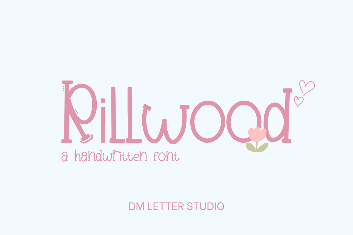Rillwood, a Handwritten Font by Dm Studio (Photo 1 of 8)
