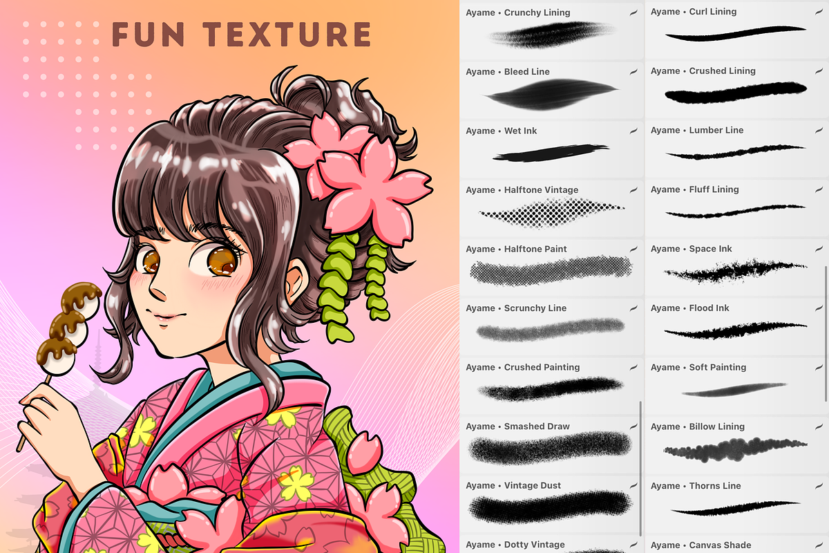 Cartoon iBox Procreate Brushes, a Brush Add-On by ProcreateiBox