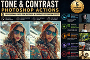 Tone & Contrast Photoshop Actions, an Action Add-On by Studio Retouch (Thumbnail 1 of 11)