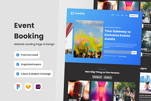 Eventify - Event Booking Landing V2